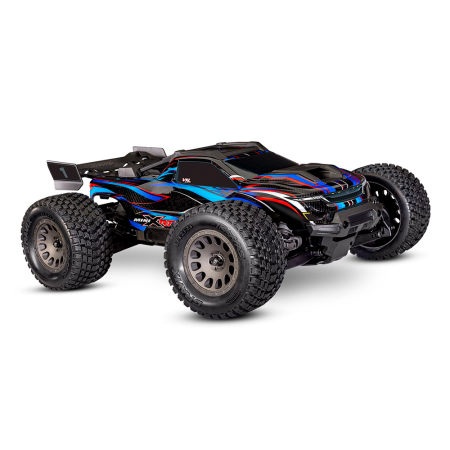 CARRO TRAXXAS MINI XRT VXL-3S RTR TQI BLUE 108076-1