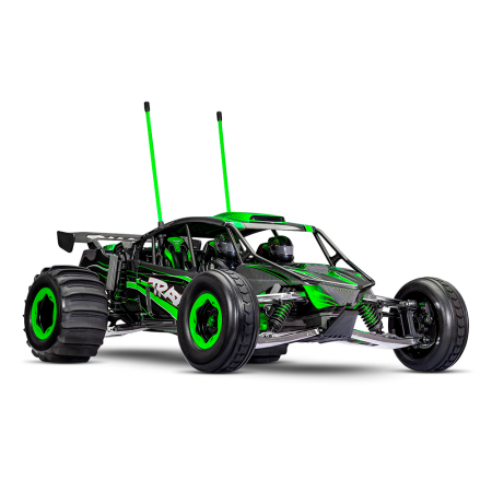 CARRO TRAXXAS X-TRUCK FUNCO SAND CAR 2WD VXL-8S GREEN 109076-4