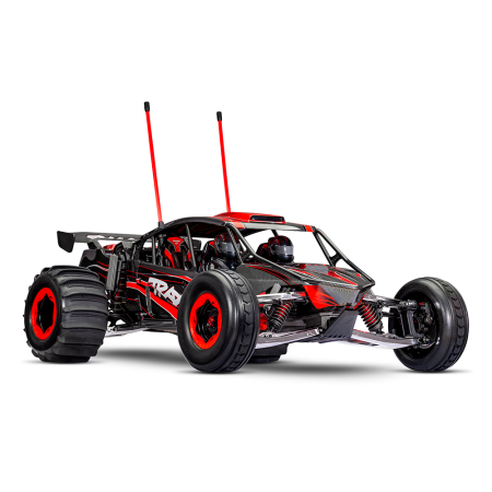 CARRO TRAXXAS X-TRUCK FUNCO SAND CAR 2WD VXL-8S RED 109076-4