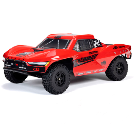 CARRO ARRMA 1/10 FURY 2WD RTR SHORT COURSE RED ARA3221ST1