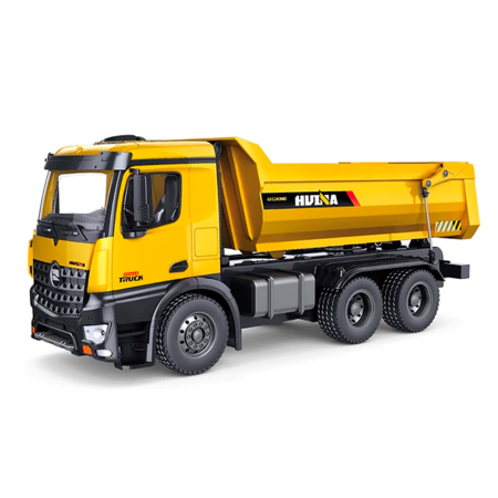 CAMINHAO HUINA 1/14 RC BASCULANTE HEAVY DUTY DUMP METAL 10CH 1582