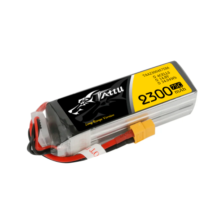 GENS ACE TATTU 14.8V 2300MAH 75C 4S XT60 PLUG