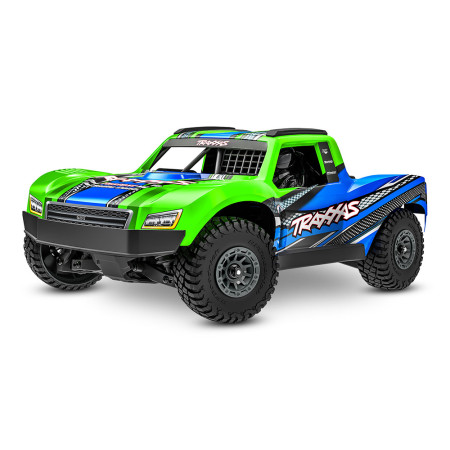 CARRO TRAXXAS MINI SLASH 4WD SHORT COURSE RTR BL-2S GREEN 108164-1