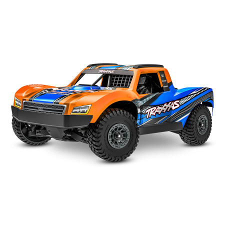 CARRO TRAXXAS MINI SLASH 4WD SHORT COURSE RTR BL-2S ORANGE 108164-1