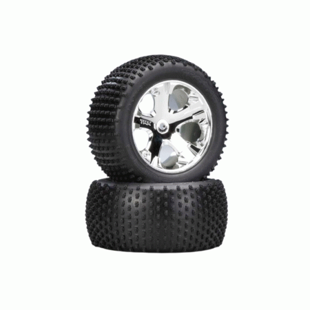 TRAXXAS JATO ALL-STAR CHROME RODA REAR 2PC 3770