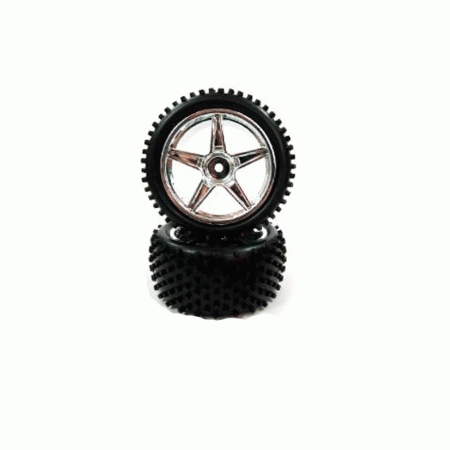HT RODA REAR CROMADA 1/10 2PC 06026V
