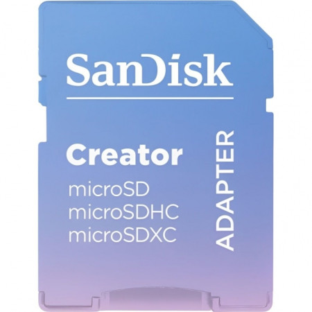 SANDISK MICROSDXC CREATOR 256GB 190MB/S CARD WITH ADAPTER