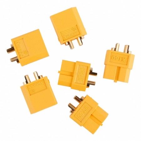 CONECTOR GENS ACE XT60 MALE/FEMALE PLUG SET (3) GEAXT603