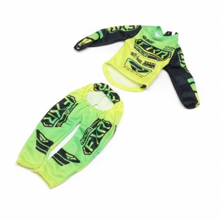 LOSI ACC MOTO RIDER JERSEY SET FXR YELLOW PODIUM PM-SM/MX LOS-2282