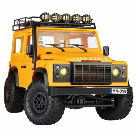 CARRO MNMODEL 1/12 JEEP LAND ROVER W/LIGHTS ORANGE MN-91