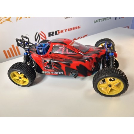 CARRO HIMOTO 1/10 SYCLONE PRO BUGGY .18 NITRO RED/BLACK HI8102