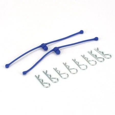 DUBRO BODY KLIP RETAINERS BLUE DUB2249