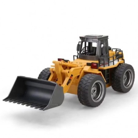 CAMINHAO HUINA 1/18 TRATOR BULLDOZER 9CH 1532
