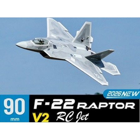 AVIAO FW F-22 90 RAPTOR V2 6S EDF PNP FJ31315P