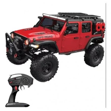 CARRO HB TOYS 1/10 JEEP RUBICON 18KM 4WD RED HB-R1014-2