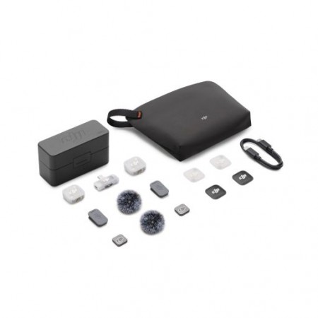 MICROFONE DJI MIC MINI 2 (2 TX + 1 MOBILE RX + CHARGING CASE) ANATEL