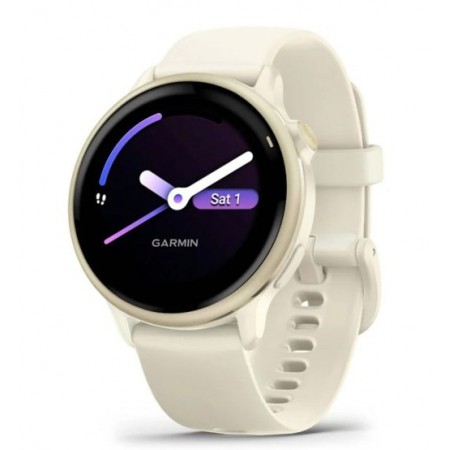 GARMIN WATCH VIVOACTIVE 6 LUNAR GOLD BONE 010-02985-01